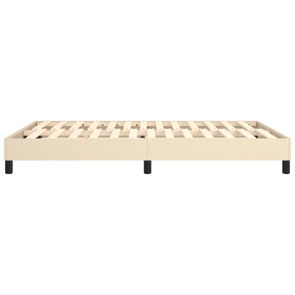 Boxspringframe Stof Kleurig Crème 140 x 190 cm 25 cm