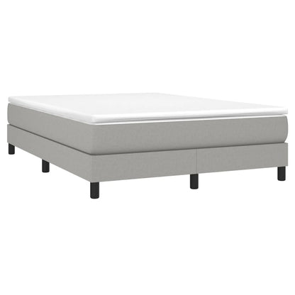 Boxspringframe Stof Lichtgrijs 140 x 200 cm 25 cm