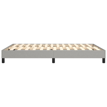 Boxspringframe Stof Lichtgrijs 140 x 200 cm 25 cm