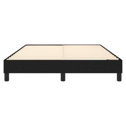 Boxspringframe stof zwart 140x200 cm 140 x 200 cm 25 cm