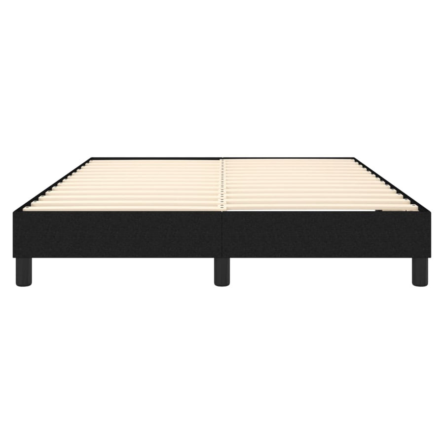 Boxspringframe stof zwart 140x200 cm 140 x 200 cm 25 cm