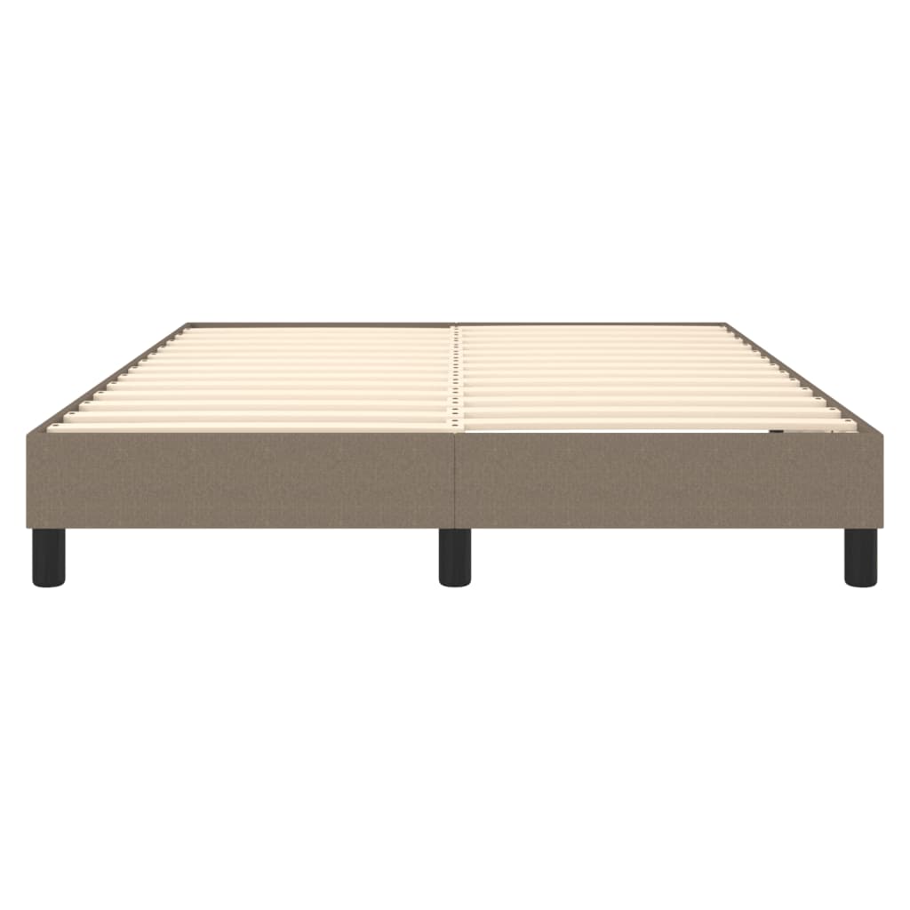 Boxspringframe Stof Taupe 140 x 200 cm 25 cm