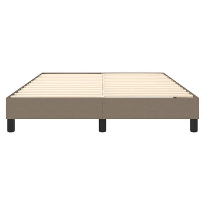 Boxspringframe Stof Taupe 140 x 200 cm 25 cm