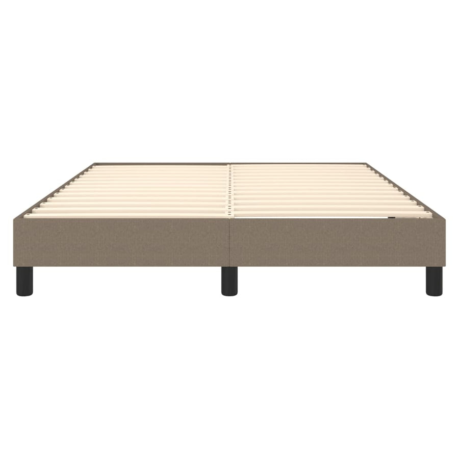 Boxspringframe Stof Taupe 140 x 200 cm 25 cm
