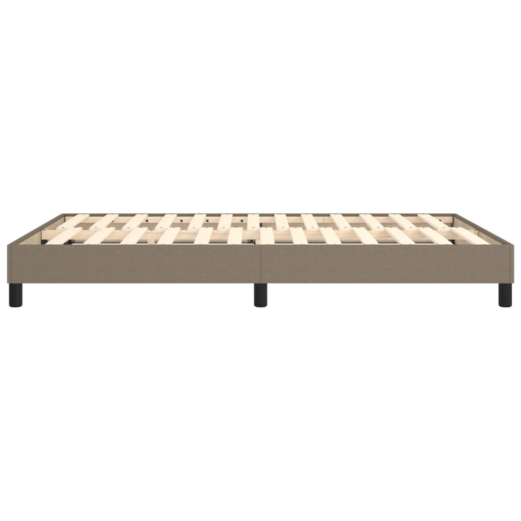 Boxspringframe Stof Taupe 140 x 200 cm 25 cm