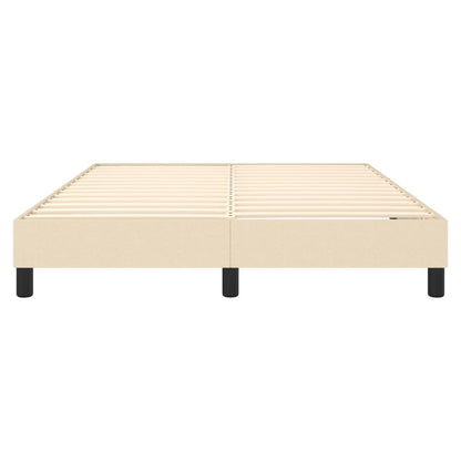 Boxspringframe Stof Kleurig Crème 140 x 200 cm 25 cm