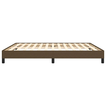 Boxspringframe Stof Donkerbruin 160 x 200 cm 25 cm