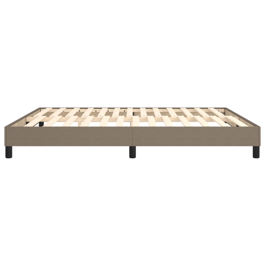 Boxspringframe Stof Taupe 160 x 200 cm 25 cm