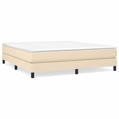 Boxspringframe Stof Kleurig Crème 160 x 200 cm 25 cm