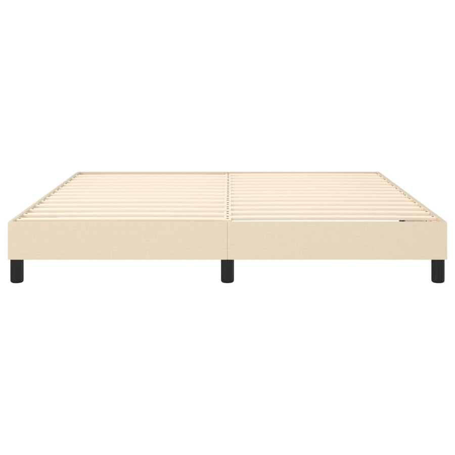 Boxspringframe Stof Kleurig Crème 160 x 200 cm 25 cm