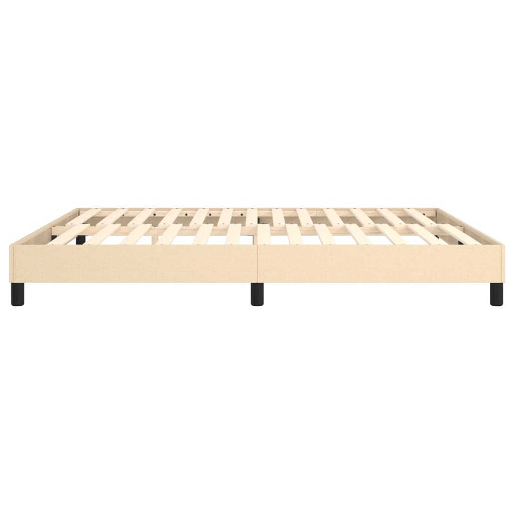 Boxspringframe Stof Kleurig Crème 160 x 200 cm 25 cm