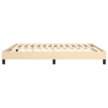 Boxspringframe Stof Kleurig Crème 160 x 200 cm 25 cm