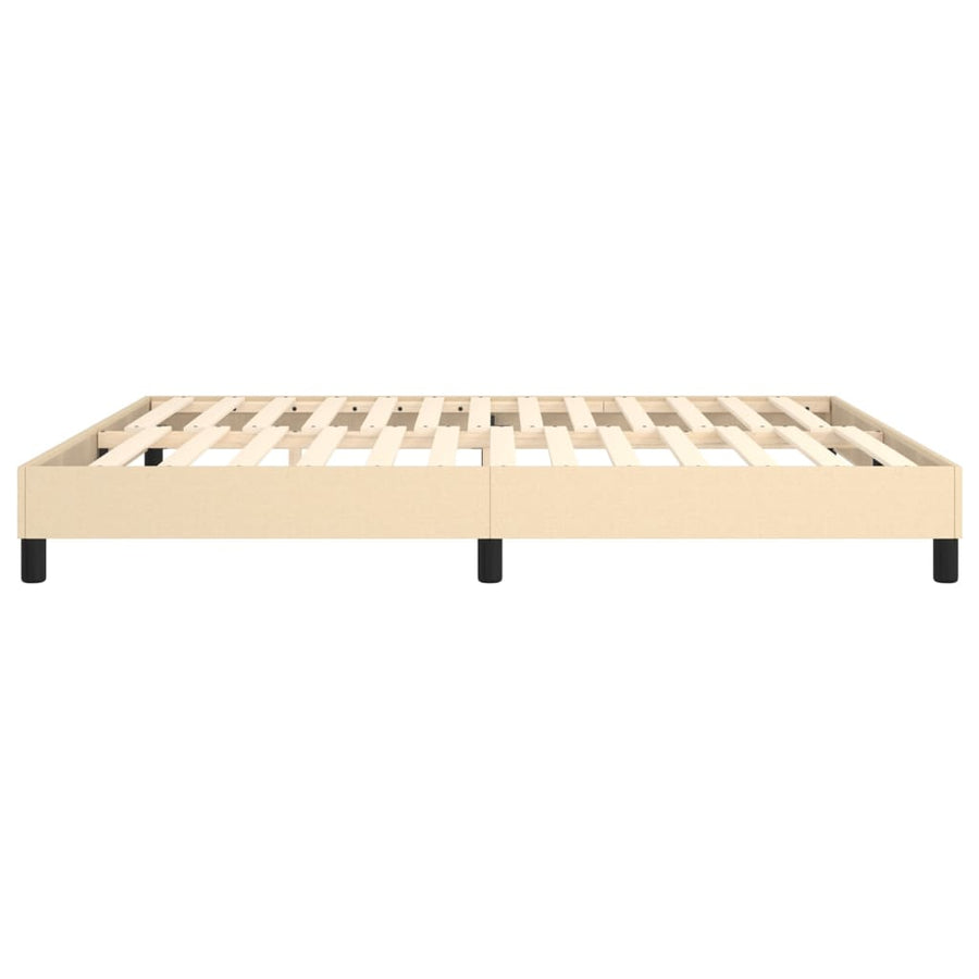 Boxspringframe Stof Kleurig Crème 160 x 200 cm 25 cm