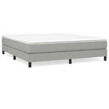 Boxspringframe Stof Lichtgrijs 180 x 200 cm 25 cm