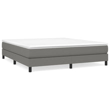 Boxspringframe Stof Donkergrijs 180 x 200 cm 25 cm