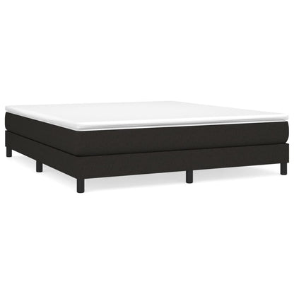 Boxspringframe stof zwart 180x200 cm 180 x 200 cm 25 cm
