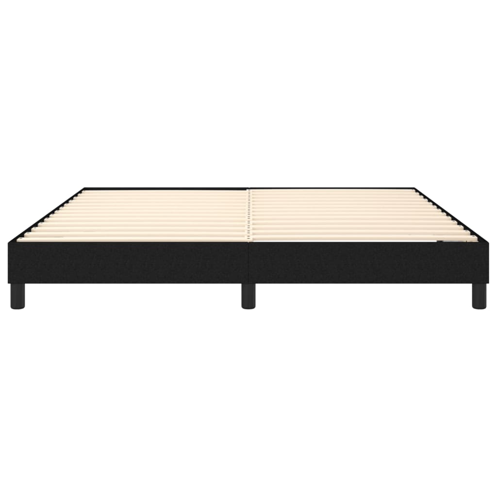 Boxspringframe stof zwart 180x200 cm 180 x 200 cm 25 cm