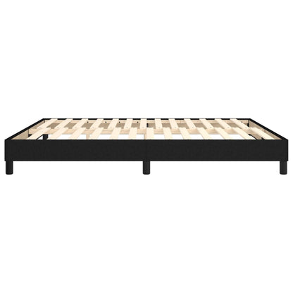 Boxspringframe stof zwart 180x200 cm 180 x 200 cm 25 cm