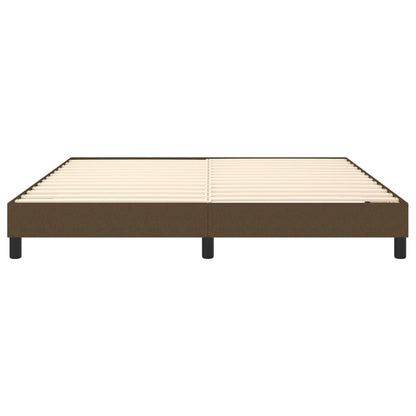 Boxspringframe Stof Donkerbruin 180 x 200 cm 25 cm
