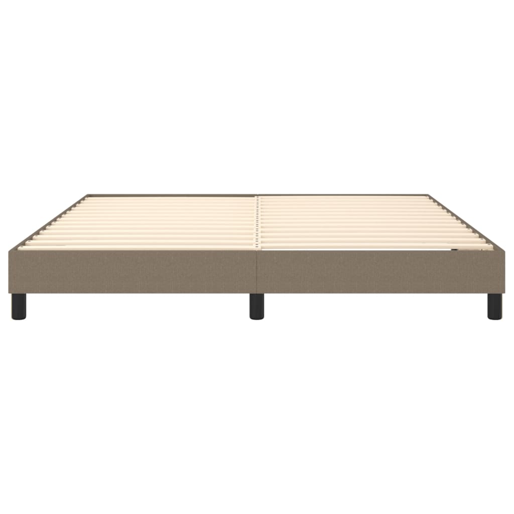 Boxspringframe Stof Taupe 180 x 200 cm 25 cm