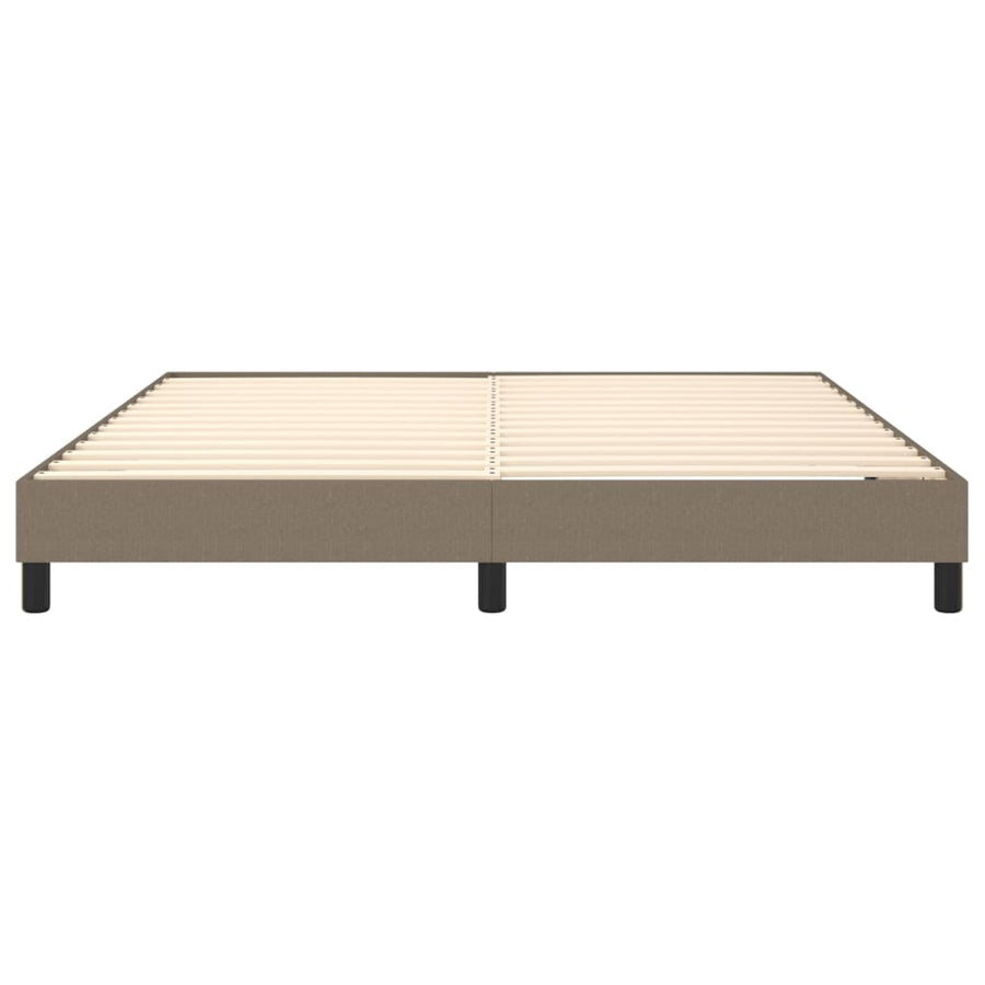 Boxspringframe Stof Taupe 180 x 200 cm 25 cm