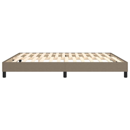 Boxspringframe Stof Taupe 180 x 200 cm 25 cm