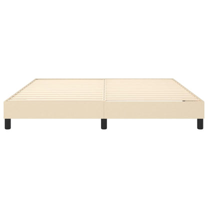 Boxspringframe Stof Kleurig Crème 180 x 200 cm 25 cm