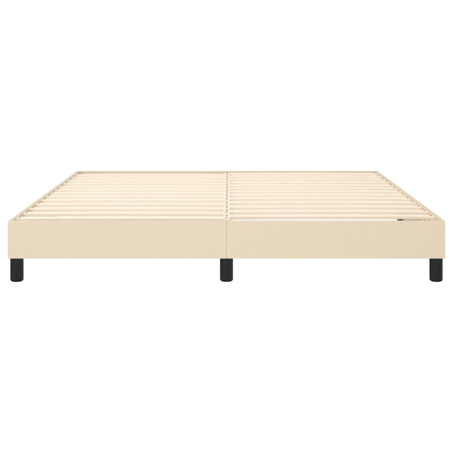 Boxspringframe Stof Kleurig Crème 180 x 200 cm 25 cm