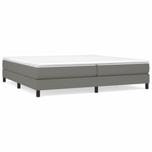 Boxspringframe Stof Donkergrijs 200 x 200 cm 25 cm