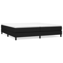 Boxspringframe stof zwart 200x200 cm 200 x 200 cm 25 cm