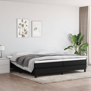Boxspring bed 200x200 cm zwart stof