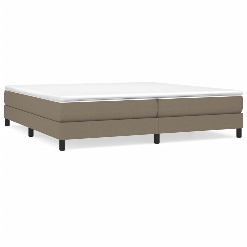 Boxspringframe Stof Taupe 200 x 200 cm 25 cm