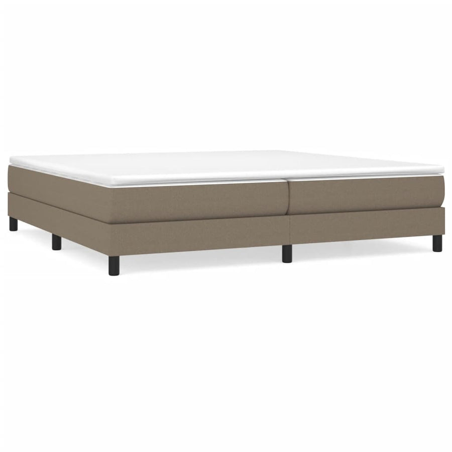 Boxspringframe Stof Taupe 200 x 200 cm 25 cm
