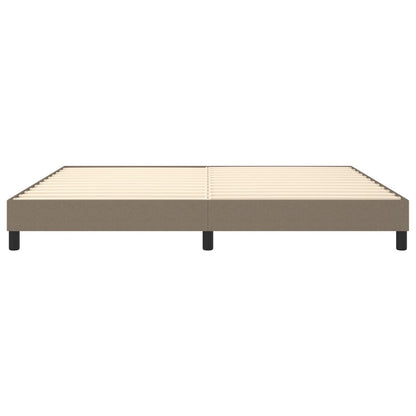 Boxspringframe Stof Taupe 200 x 200 cm 25 cm