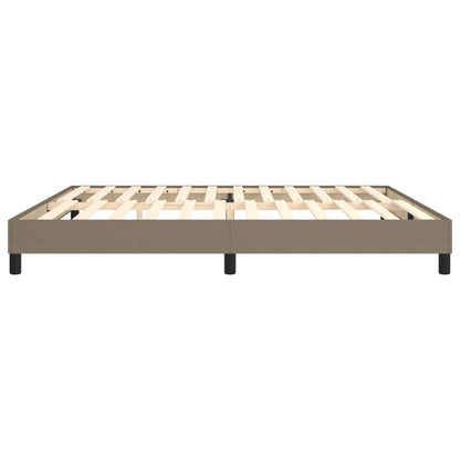 Boxspringframe Stof Taupe 200 x 200 cm 25 cm