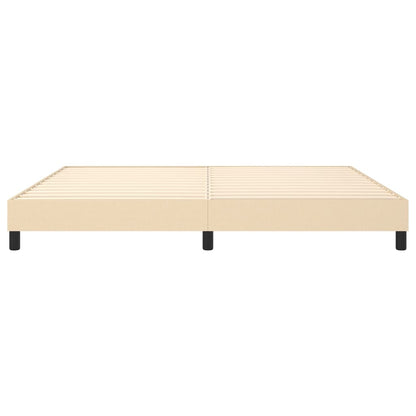 Boxspringframe Stof Kleurig Crème 200 x 200 cm 25 cm
