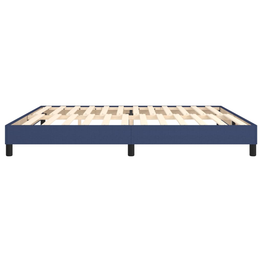 Boxspringframe Stof Blauw 200 x 200 cm 25 cm