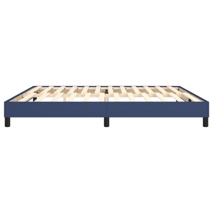 Boxspringframe Stof Blauw 200 x 200 cm 25 cm