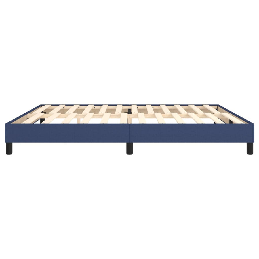 Boxspringframe Stof Blauw 200 x 200 cm 25 cm