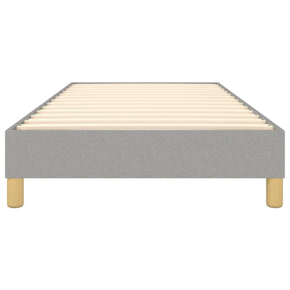 Boxspringframe Stof Lichtgrijs 80 x 200 cm 25 cm