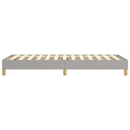Boxspringframe Stof Lichtgrijs 80 x 200 cm 25 cm