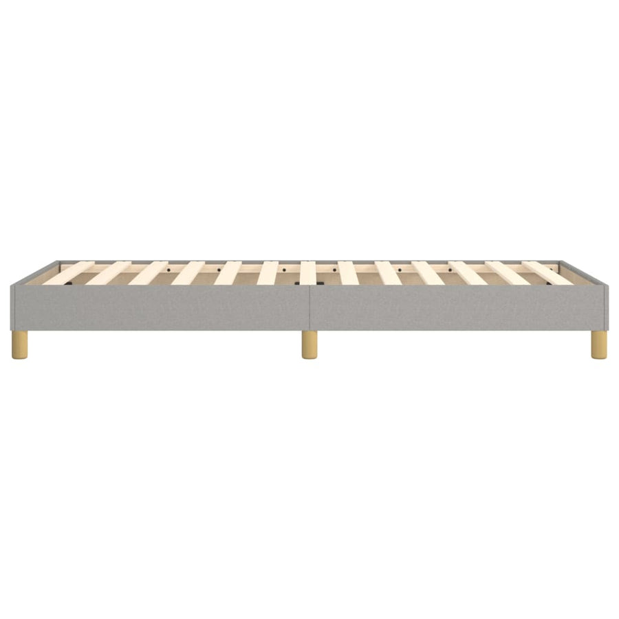 Boxspringframe Stof Lichtgrijs 80 x 200 cm 25 cm