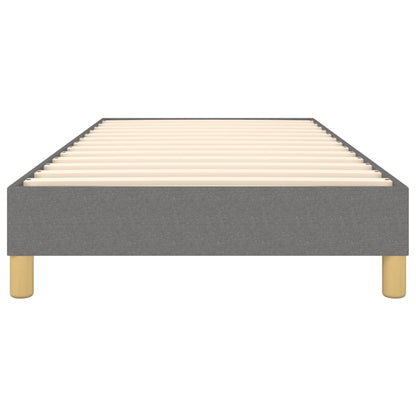 Boxspringframe Stof Donkergrijs 80 x 200 cm 25 cm