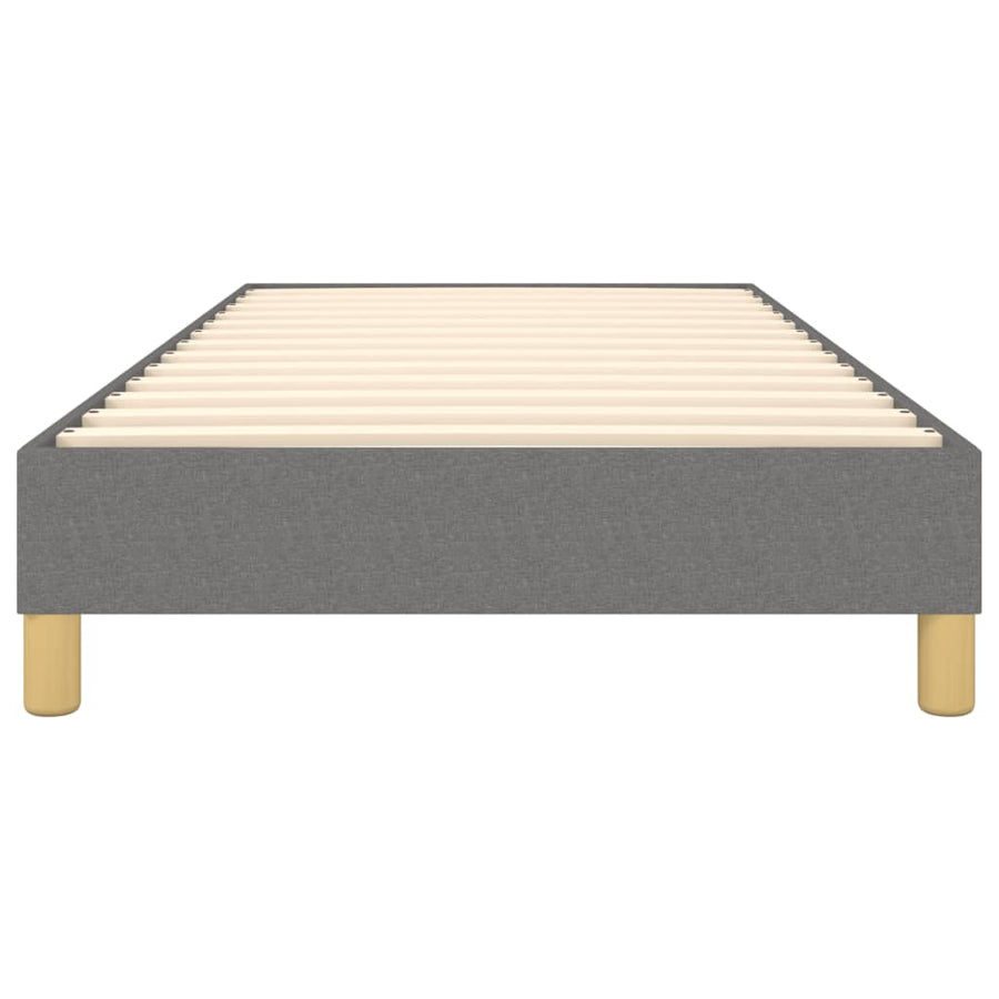 Boxspringframe Stof Donkergrijs 80 x 200 cm 25 cm