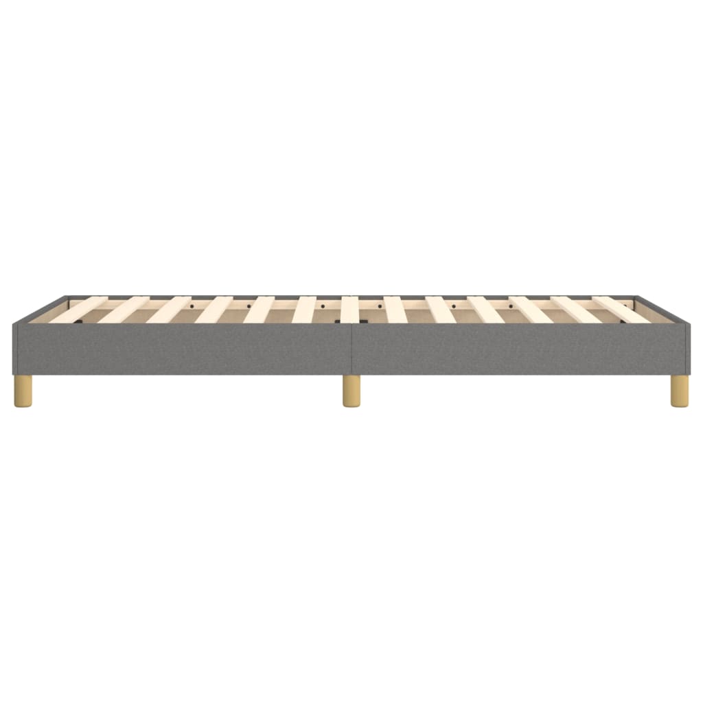 Boxspringframe Stof Donkergrijs 80 x 200 cm 25 cm