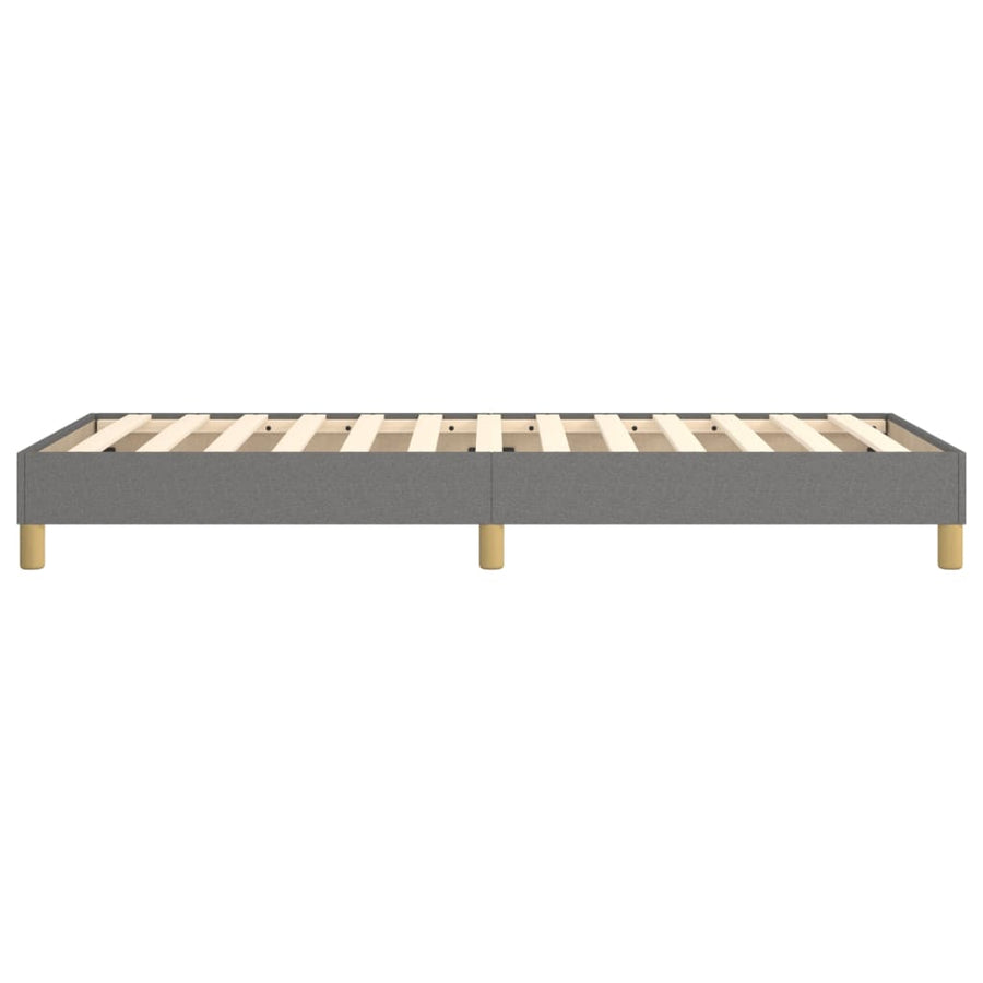 Boxspringframe Stof Donkergrijs 80 x 200 cm 25 cm