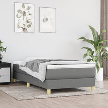 Boxspringframe Stof Donkergrijs 80 x 200 cm 25 cm