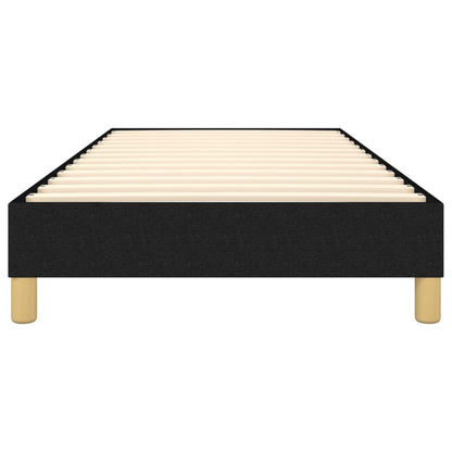 Boxspringframe Stof Zwart 80 x 200 cm 25 cm