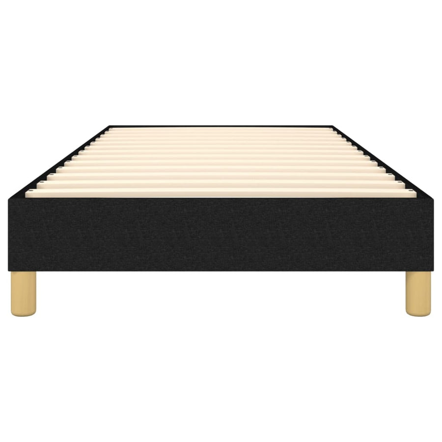 Boxspringframe Stof Zwart 80 x 200 cm 25 cm