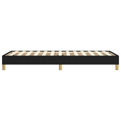 Boxspringframe Stof Zwart 80 x 200 cm 25 cm